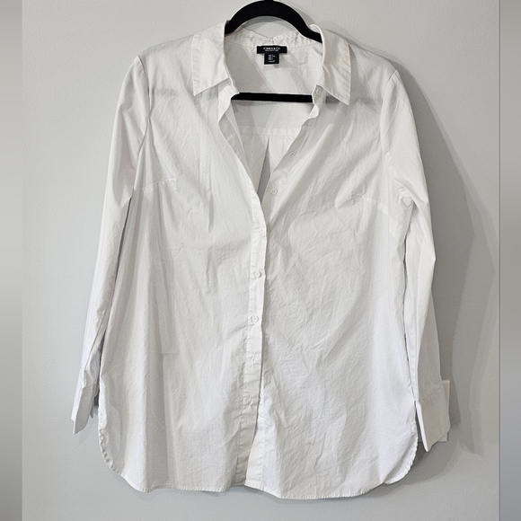 Jones New York White button-down shirt size L - Picture 2 of 6